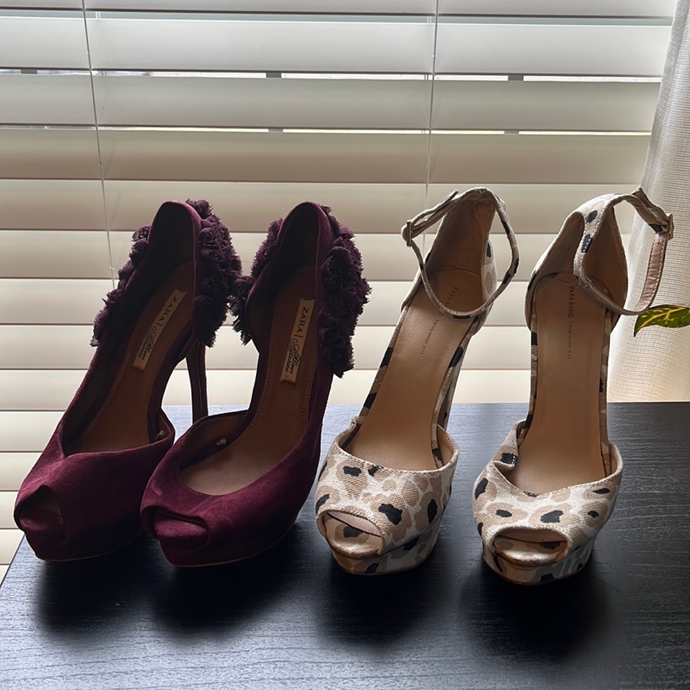Zara stiletto bundle size 37